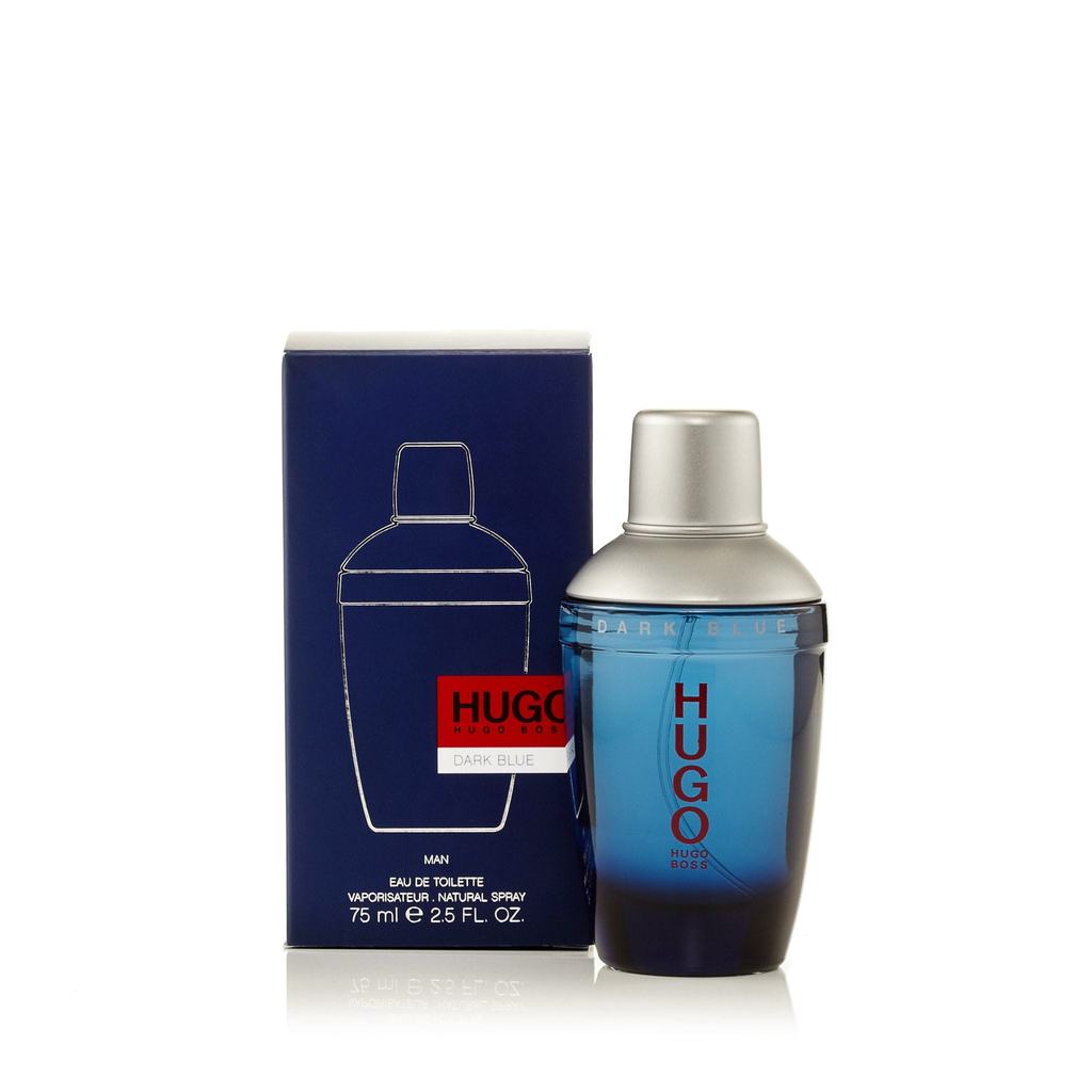 Dark Blue Eau De Toilette Spray For Men By Hugo Boss