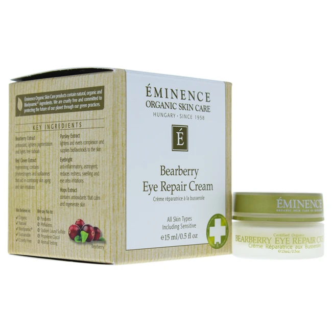 Bearberry Eye Repair Cream By Eminence For Unisex - 0.5 Oz Cream