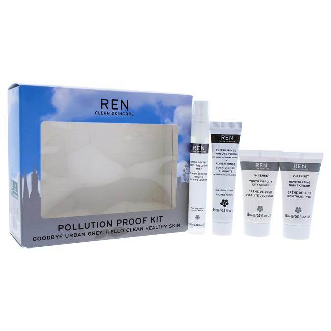 Pollution Proof Kit By REN For Unisex - 4 Pc Kit