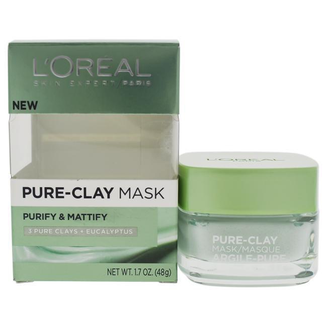 Purify And Mattify Pure-Clay Mask By Loreal Paris For Women - 1.