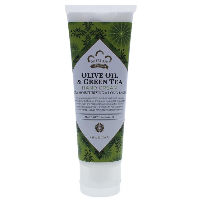 Olive Oil And Green Tea Hand Cream By Nubian Heritage For Unisex