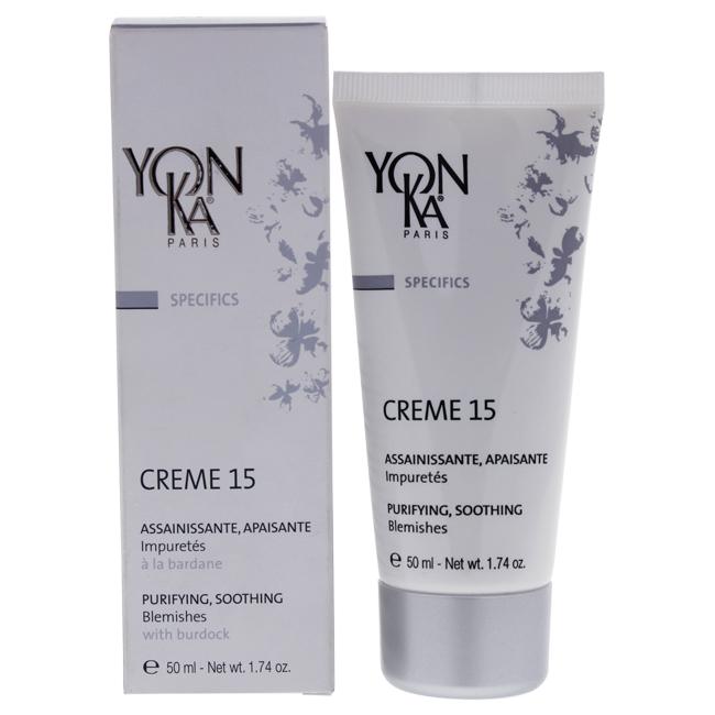 Creme 15 Purifying And Soothing Blemishes By Yonka For Unisex - 