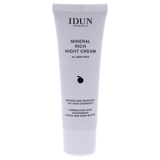 Mineral Rich Night Cream By Idun Minerals For Unisex - 1.69 Oz C