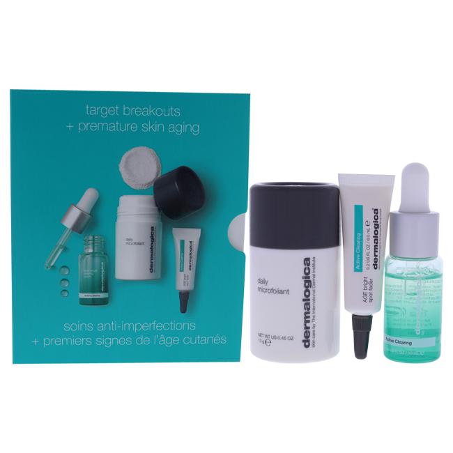 Active Clearing Kit By Dermalogica For Unisex - 3 Pc Kit 0.34oz 