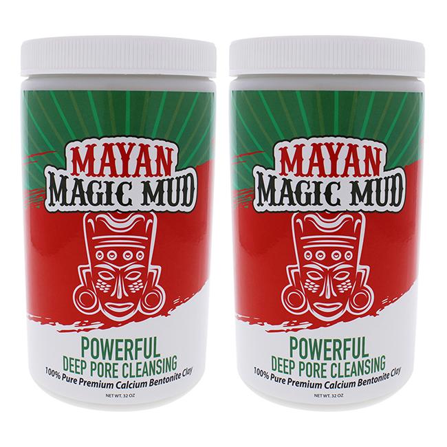 Powerful Deep Pore Cleansing Clay - Pack Of 2 By Mayan Magic Mud