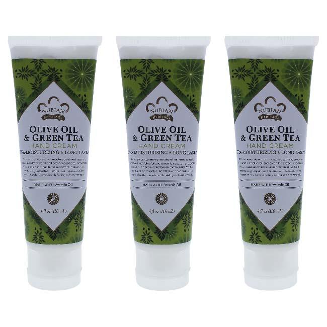 Olive Oil And Green Tea Hand Cream By Nubian Heritage For Unisex