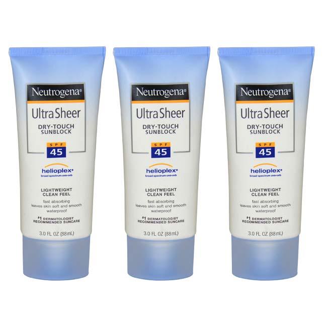 Ultra Sheer Dry Touch Sunblock SPF 45 By Neutrogena For Women - 