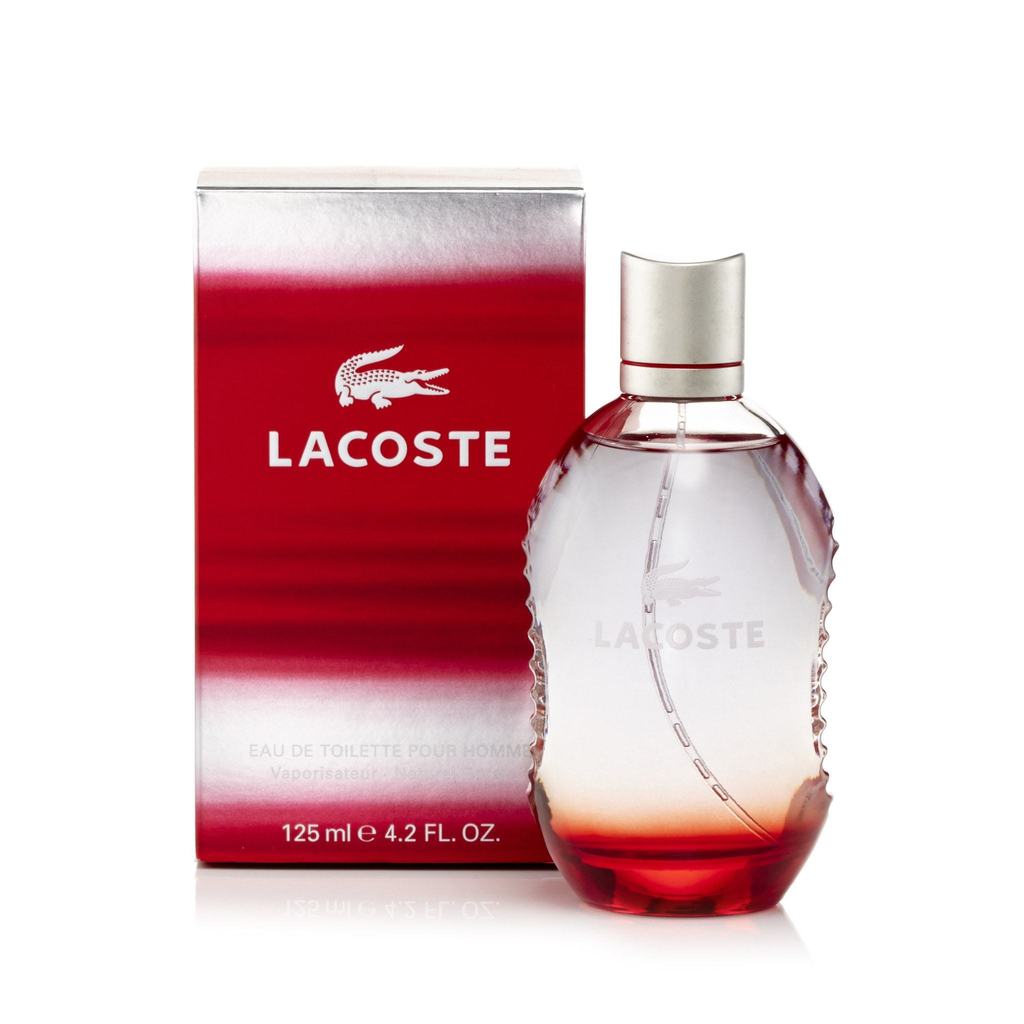 Red Eau De Toilette Spray For Men By Lacoste