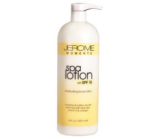 SPA BODY LOTION WITH SPF 15 BY JEROME MOMENTS