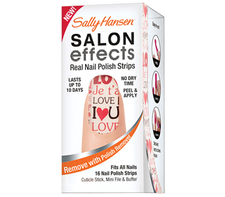 SALON EFFECTS REAL NAIL POLISH STRIPS (LOVE ALWAYS) BY SALLY HAN