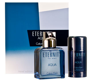 ETERNITY AQUA FOR MEN BY CALVIN KLEIN GIFT SET