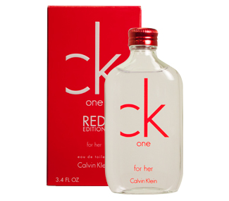 CK ONE RED FOR WOMEN BY CALVIN KLEIN EAU DE TOILETTE SPRAY