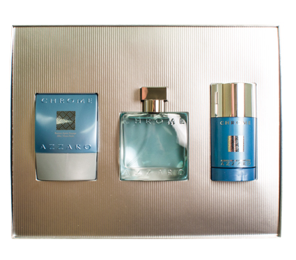 AZZARO CHROME FOR MEN BY AZZARO GIFT SET