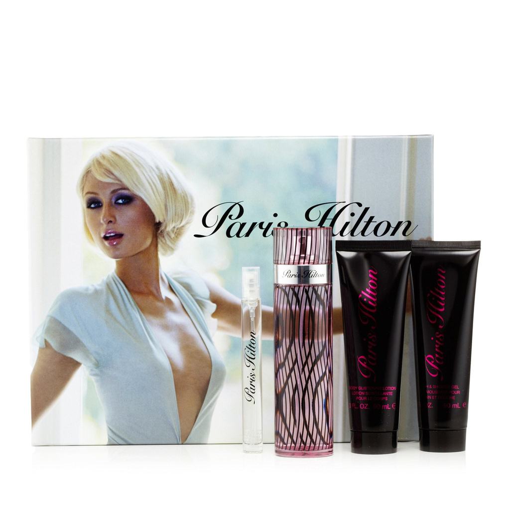 Paris Hilton Gift Set EDP Body Lotion And Shower Gel For Women B