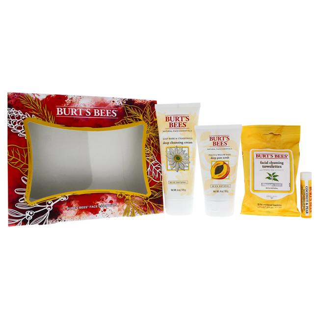 Essential Travel Kit By Burts Bees For Unisex - 4 Pc