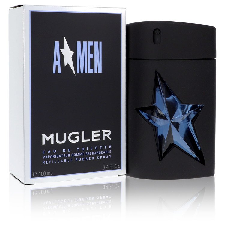 Angel Cologne 3.4 oz Eau De Toilette Spray Refillable (Rubber)