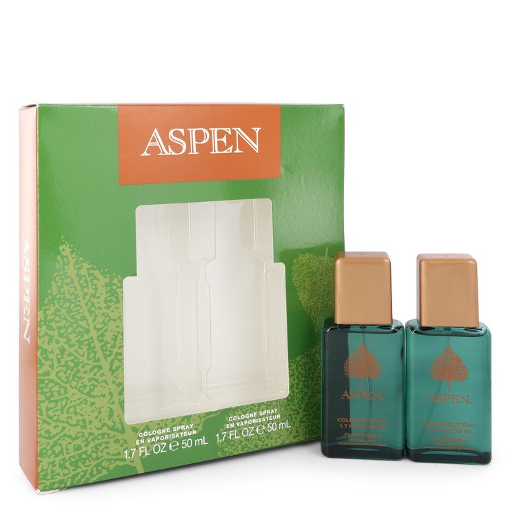 Aspen Cologne Gift Set - Two 1.7 oz Cologne Sprays