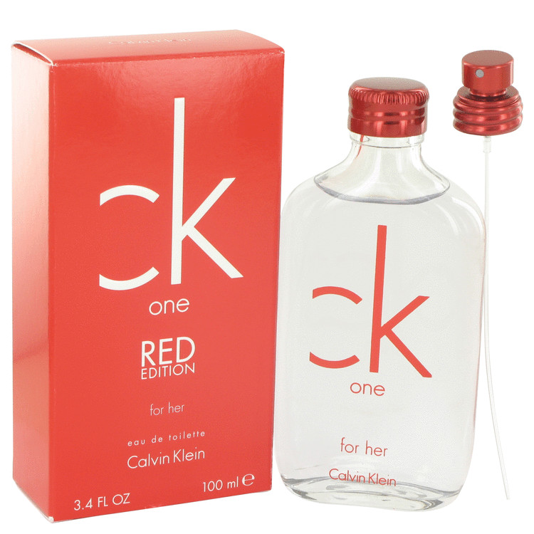 Ck One Red Perfume 3.4 oz Eau De Toilette Spray