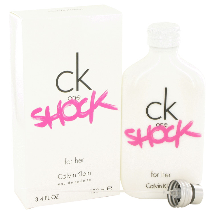 Ck One Shock Perfume 3.4 oz Eau De Toilette Spray