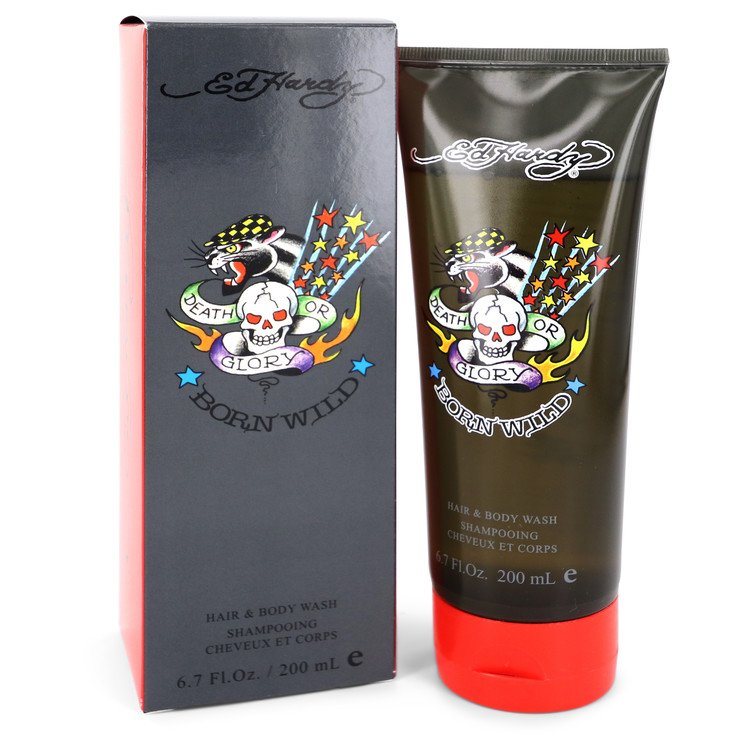 Ed Hardy Born Wild Cologne 6.7 oz Shower Gel