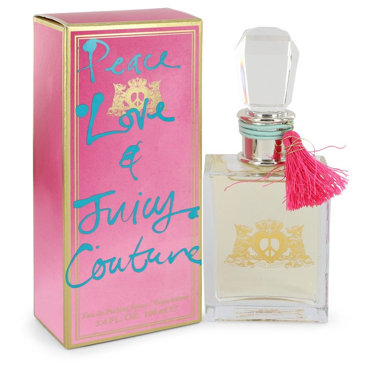 Peace Love & Juicy Couture Perfume 3.4 oz Eau De Parfum Spray