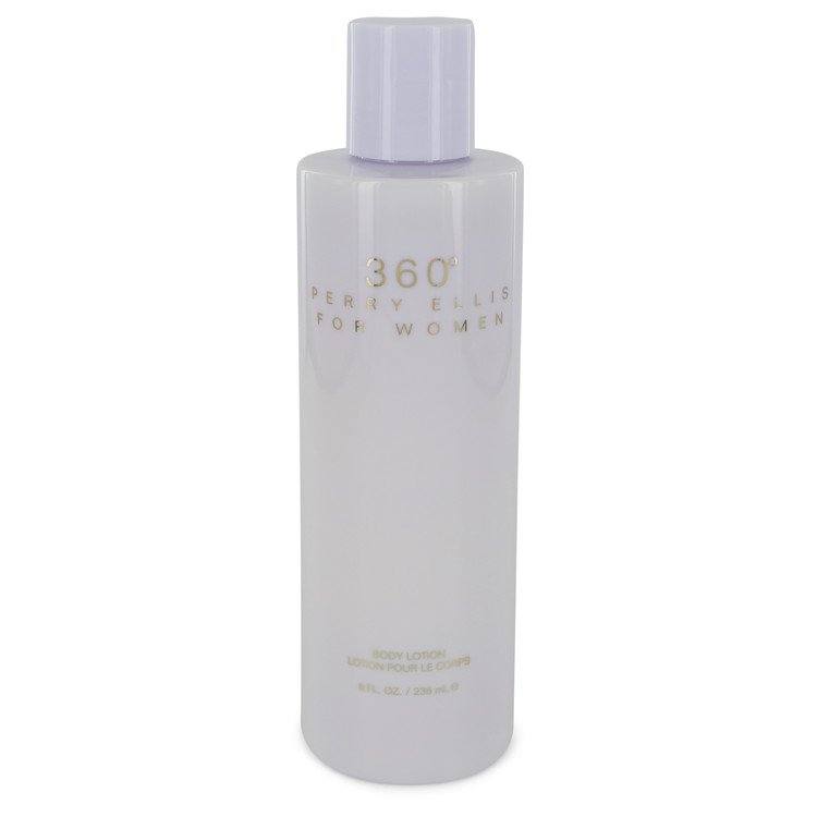 Perry Ellis 360 White Perfume 8 oz Body Lotion