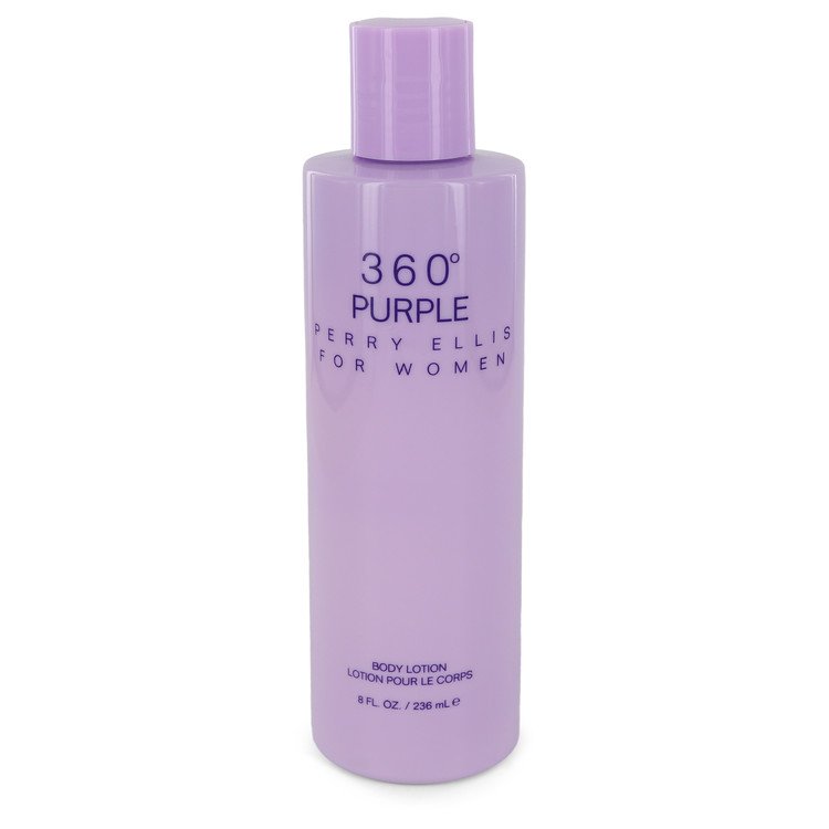 Perry Ellis 360 Purple Perfume 8 oz Body Lotion