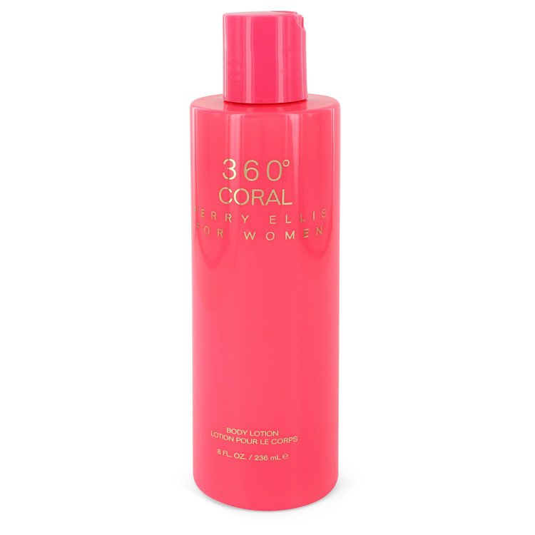 Perry Ellis 360 Coral Perfume 8 oz Body Lotion