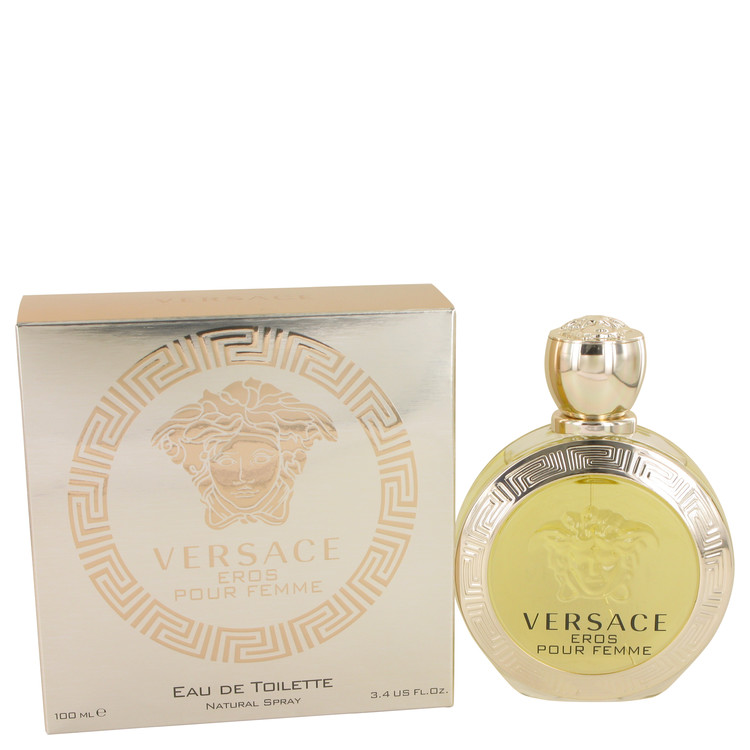 Versace Eros Perfume 3.4 oz Eau De Toilette Spray