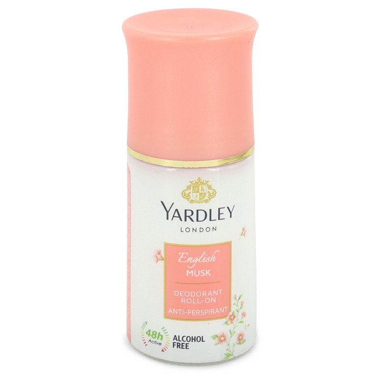 Yardley English Musk 1.7 oz Deodorant Roll-On Alcohol Free